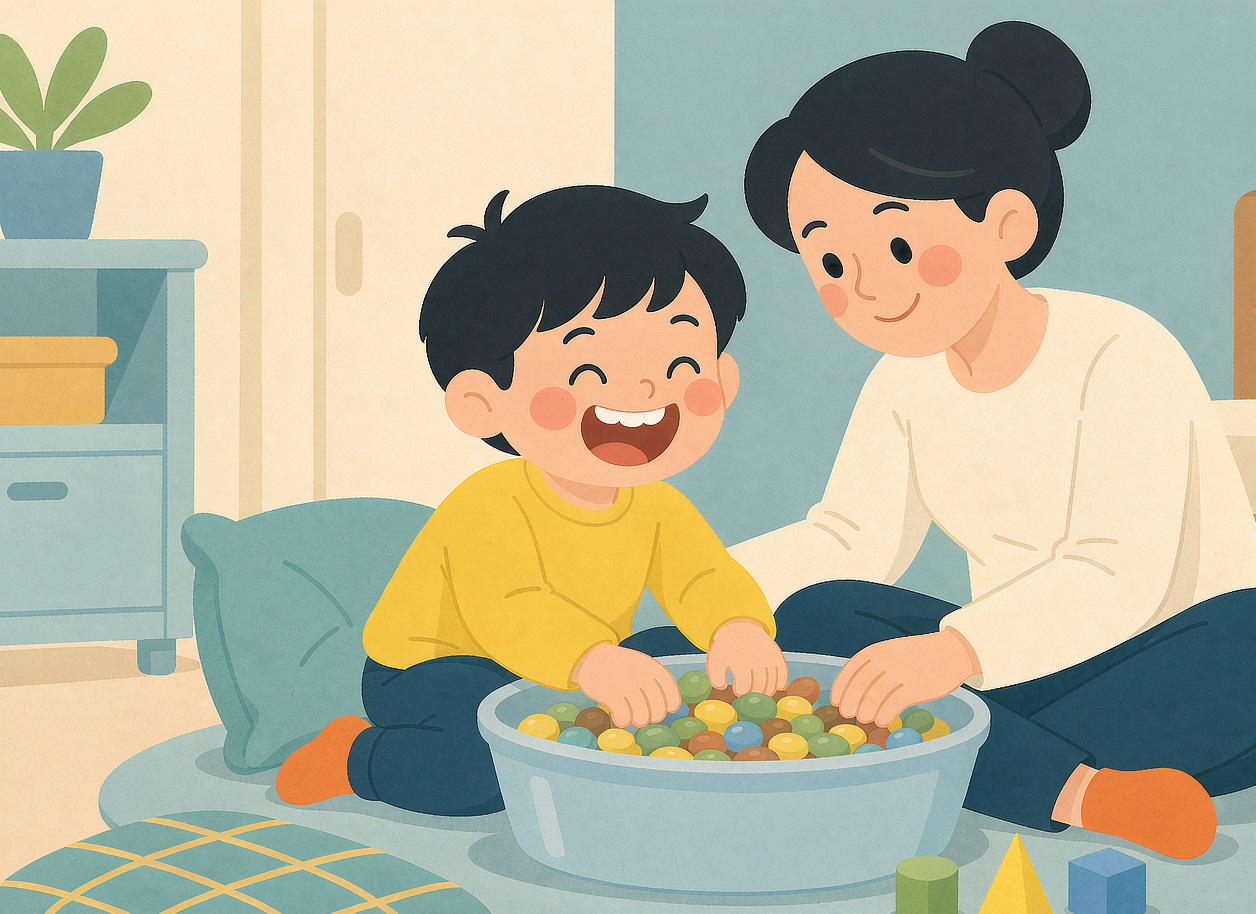 孩子不爱洗头剪指甲，衣服标签全都剪掉，可能是触觉太敏感 配图