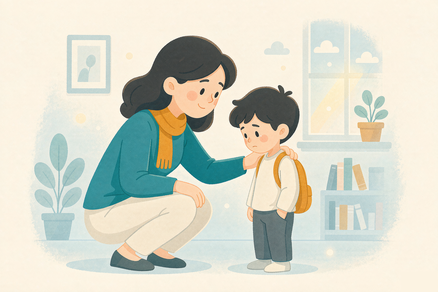 孩子一被批评就掉眼泪、话都不敢接，先别急着说他玻璃心，他可能还没学会把「被说」和「被否定」分开 配图